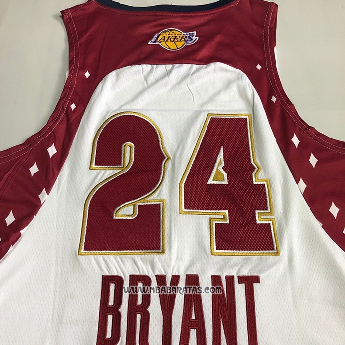 Camiseta All Star 2007 Los Angeles Lakers Kobe Bryant #24 Blanco